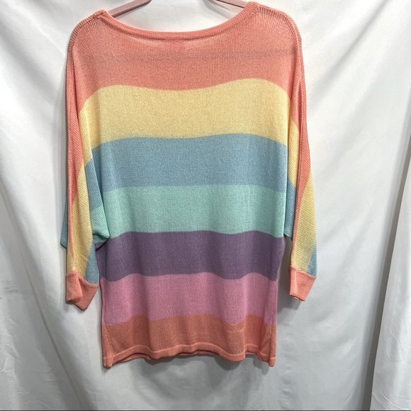 Pink Lily Multicolor light weight sweater Large - Picture 5 of 10